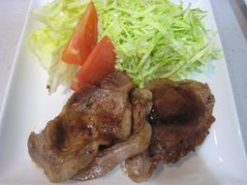 残りのジャムを使ってお肉のソース♪美味しいです！！